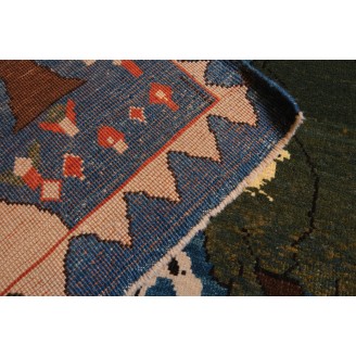 Village Theme Azeri Folk Life Rug