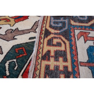 Kuba Rug with Ascending Palmettes and Flowers