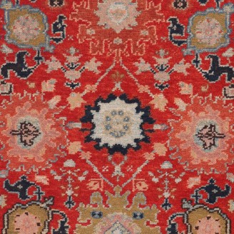 Palmettes and Flowers Lattice Rug