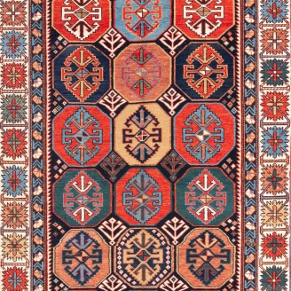 Kuba Rug with Octagons