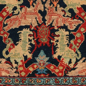 Bidjar Rug with Lion Design