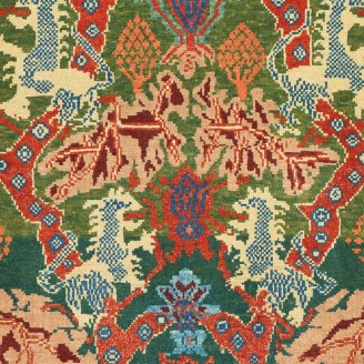 Bidjar Rug with Lion Design