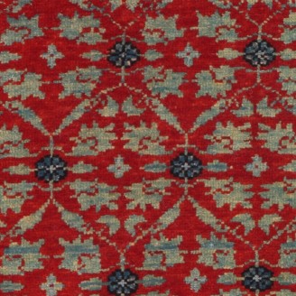 Mamluk Wagireh Rug with Flower Lattice Design