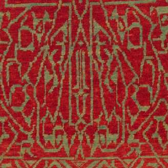 Mamluk Wagireh Rug with Geometric Design