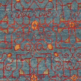 Mamluk Wagireh Rug with Jerrehian Border Design