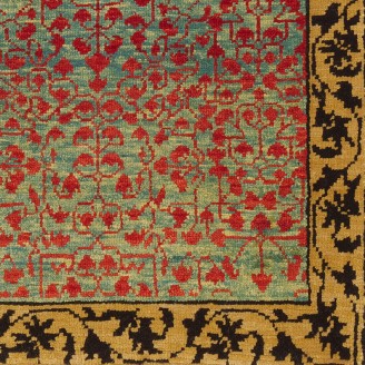 Mamluk Wagireh Rug with Leaf Lattice Design