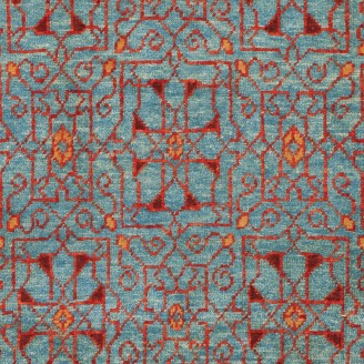 Mamluk Wagireh Rug with Jerrehian Border Design