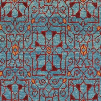 Mamluk Wagireh Rug with Jerrehian Border Design