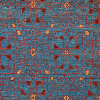 Mamluk Wagireh Rug with Jerrehian Border Design