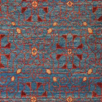 Mamluk Wagireh Rug with Jerrehian Border Design