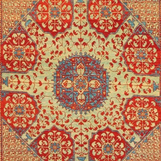 Mamluk Rug with Cup Motif