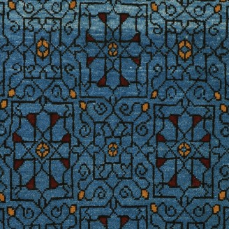 Mamluk Wagireh Rug with Jerrehian Border Design