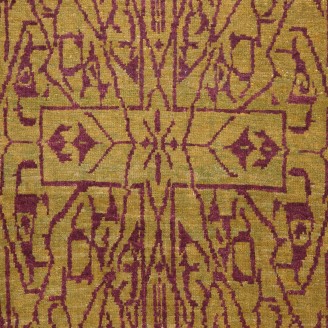 Mamluk Wagireh Rug with Geometric Design