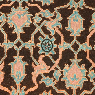 Mamluk Wagireh Rug with Palmette Lattice Design