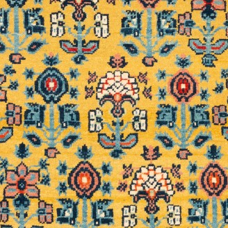 Rows of Flowers Rug