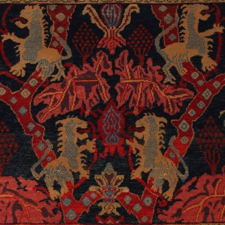 Bidjar Rug with Lion Design