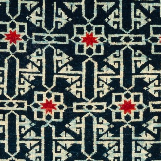 The Alaeddin Mosque Flowers and Stars Lattice Carpet