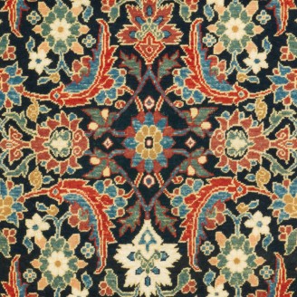 Fish Surrounding Lotuses Rug