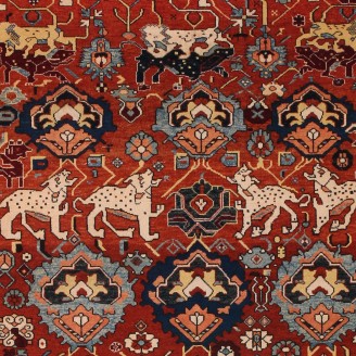 Animal Carpet in a Safavid Design Rug