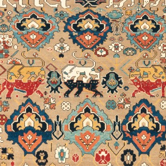 Animal Carpet in a Safavid Design Rug