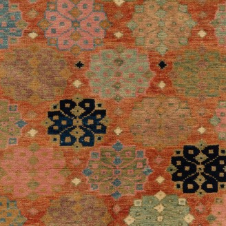 Rows of Flowers Rug