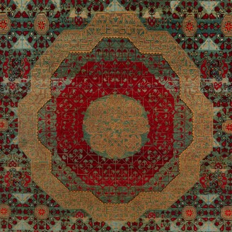 Mamluk Rug with Cusped Medallion