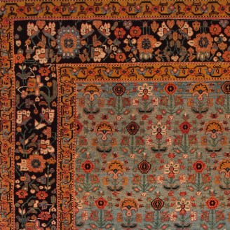 Rows of Flowers Rug