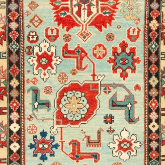 Kuba Rug with Palmettes