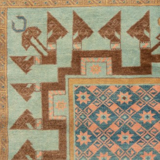 The Esrefoglu Mosque Stars in Lattice Carpet