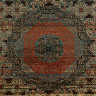 Mamluk Rug with Cusped Medallion