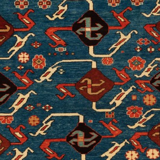 Rug with a Swastika Design