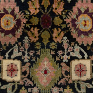 Palmettes and Flowers Lattice Rug