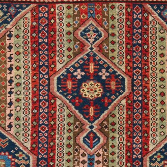 Karabagh Rug with Vertical Stripes