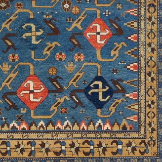 Rug with a Swastika Design