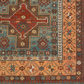 Two Medallions Kagizman Kazak Rug