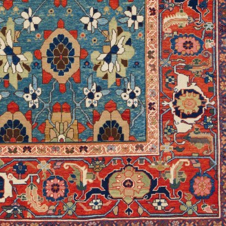 Mina Khani Rug with Bidjar Border