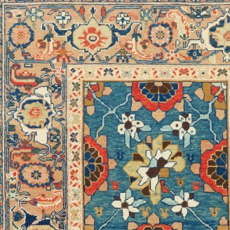 Mina Khani Rug with Bidjar Border