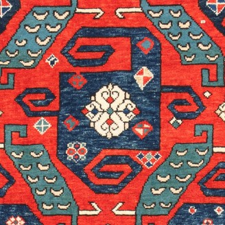 Pinwheel Swastika Rug