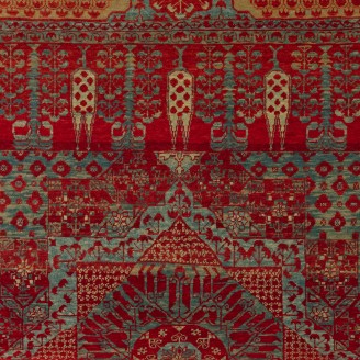 Mamluk Rug with Palm Trees and Cypresses