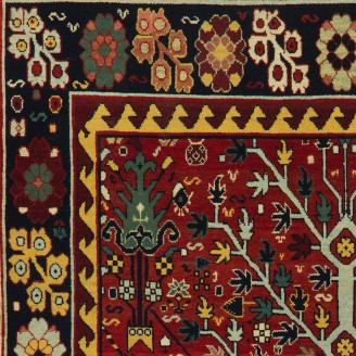 Bid Majnum Rug on Red Field Rug