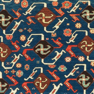 Rug with a Swastika Design