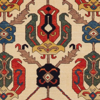 Kuba Rug with Ascending Palmettes and Flowers