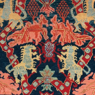 Bidjar Rug with Lion Design