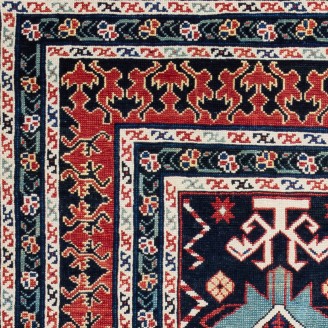 Kuba Rug with Palmettes