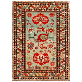 Kuba Rug with Palmettes