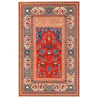 Transilvanian Ushak Prayer Rug