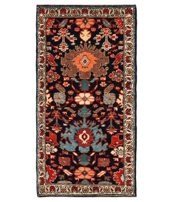 Palmettes and Flowers Lattice Rug