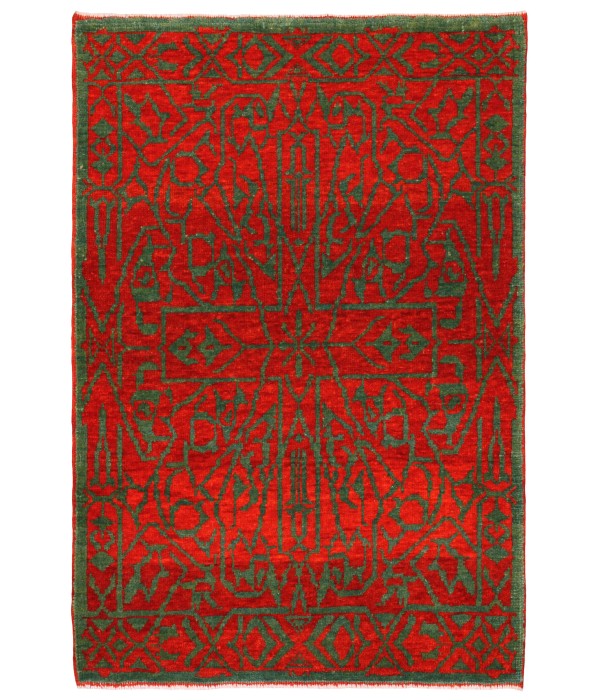 Mamluk Wagireh Rug with Geometric Design