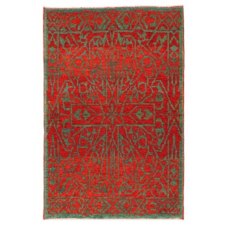 Mamluk Wagireh Rug with Geometric Design