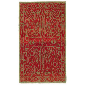 Mamluk Wagireh Rug with Geometric Design